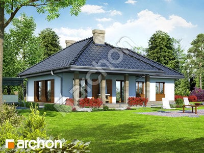 Проект дома ARCHON+ Дом в гардениях