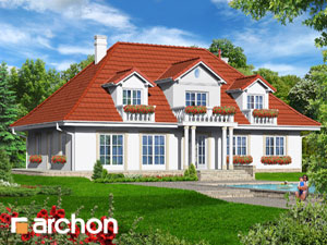Проект дома ARCHON+ Дом под дубами 2