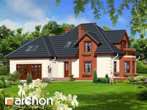 Проект дома ARCHON+ Дом в петуниях