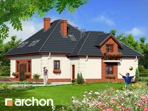 Проект дома ARCHON+ Дом в петуниях