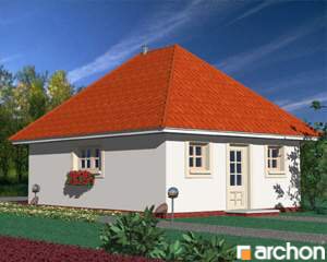 Проект дома ARCHON+ Г1 - Двухместный гараж