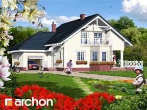 Проект дома ARCHON+ Дом под лиственницей