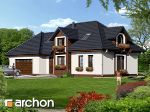 Проект дома ARCHON+ Дом в хабрах 2
