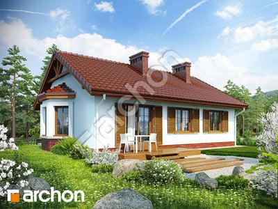 Проект дома ARCHON+ Дом в ежевике