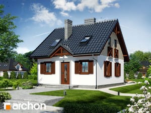Проект дома ARCHON+ Дом в бруснике