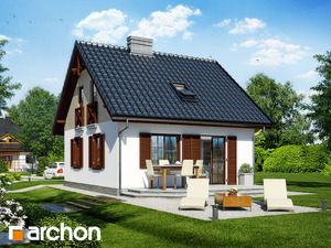 Проект дома ARCHON+ Дом в бруснике