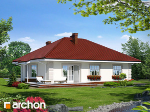 Проект дома ARCHON+ Дом под красной рябиной