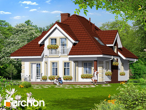 Проект дома ARCHON+ Дом в боярышнике