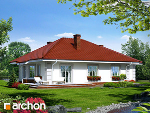 Проект дома ARCHON+ Дом под красной рябиной (Г)