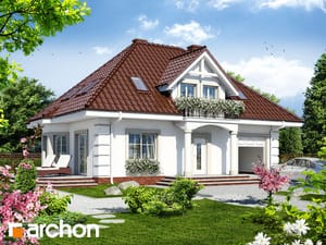 Проект дома ARCHON+ Дом в бархатцах
