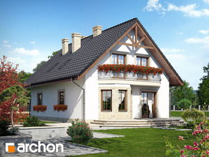 Проект дома ARCHON+ Дом в бархатцах 2