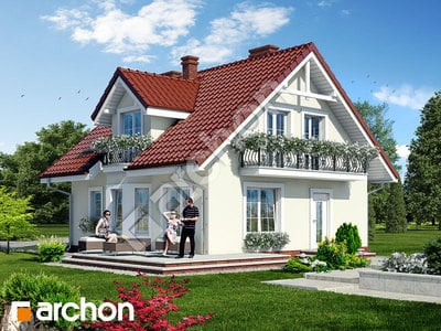 Проект дома ARCHON+ Дом в рододендронах 3