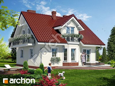 Проект дома ARCHON+ Дом в рододендронах 3
