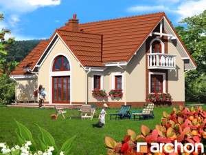 Проект дома ARCHON+ Дом в лаванде 2