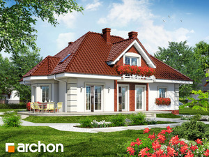 Проект дома ARCHON+ Дом в глициниях