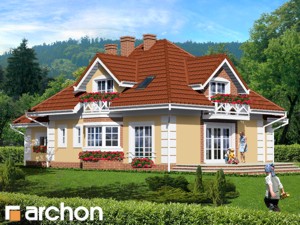 Проект дома ARCHON+ Дом в барвинке