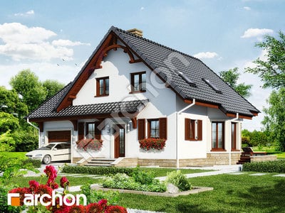 Проект дома ARCHON+ Дом в тамарисках (П)