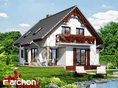 Проект дома ARCHON+ Дом в тамарисках (П)