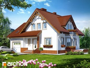 Проект дома ARCHON+ Дом в тамарисках 2