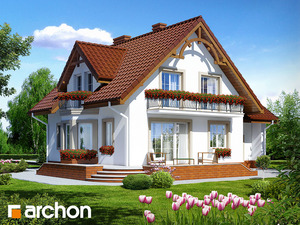 Проект дома ARCHON+ Дом в тамарисках 2