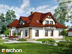 Проект дома ARCHON+ Дом под юккой 2