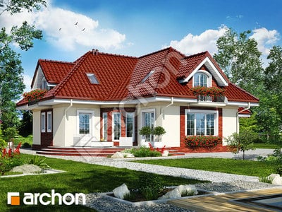 Проект дома ARCHON+ Дом в алоэ 2