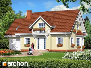 Проект дома ARCHON+ Дом в персиках