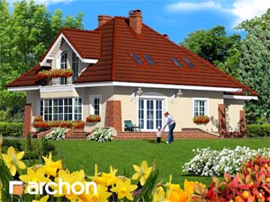 Проект дома ARCHON+ Дом в клеверках (Г)