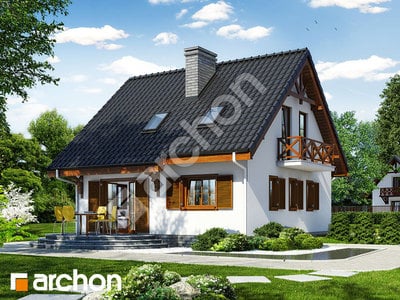 Проект дома ARCHON+ Дом в землянике 3 (П)
