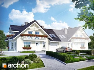 Проект дома ARCHON+ Дом в рододендронах 3 (ГБ)