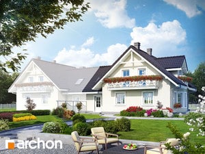 Проект дома ARCHON+ Дом в рододендронах 3 (ГБ)