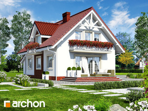Проект дома ARCHON+ Дом в солодках (Г)