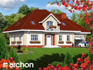 Проект дома ARCHON+ Дом под вейгелой