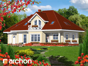 Проект дома ARCHON+ Дом под вейгелой