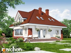 Проект дома ARCHON+ Дом в клеверках 3