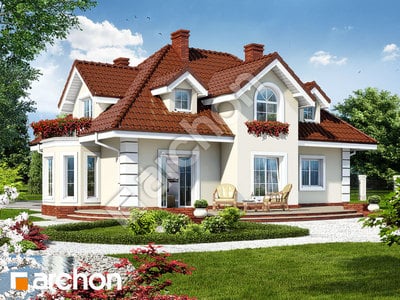 Проект дома ARCHON+ Дом во вьюнке