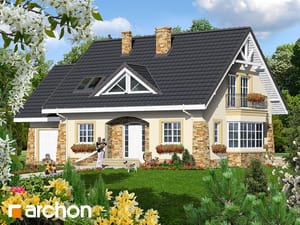 Проект дома ARCHON+ Дом в клеверках 2 (Г)
