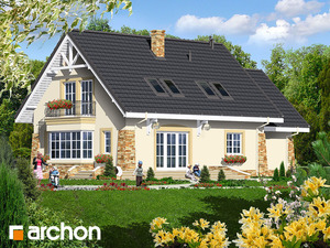 Проект дома ARCHON+ Дом в клеверках 2 (Г)