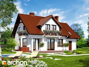 Проект дома ARCHON+ Дом под буками 4 (Г)