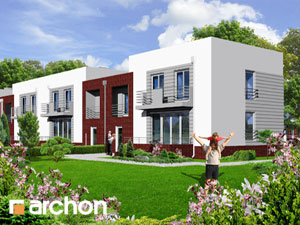 Проект дома ARCHON+ Дом в мирте