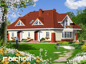 Проект дома ARCHON+ Дом в клеверках 4