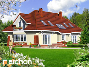 Проект дома ARCHON+ Дом в клеверках 4