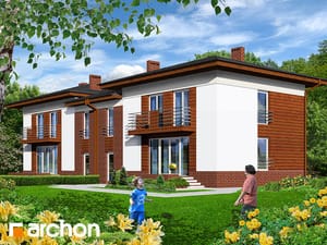Проект дома ARCHON+ Дом в мирте 3