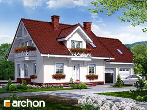 Проект дома ARCHON+ Дом в рододендронах 6 (Г2)