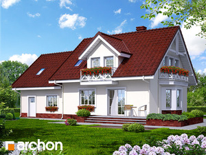 Проект дома ARCHON+ Дом в рододендронах 6 (Г2)