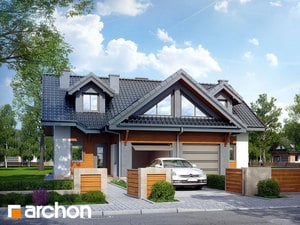 Проект дома ARCHON+ Дом в клематисах 5