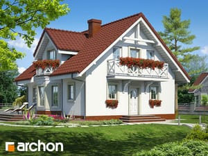 Проект дома ARCHON+ Дом в рододендронах 5 (В)