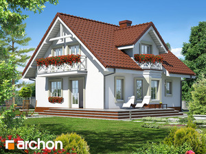 Проект дома ARCHON+ Дом в рододендронах 5 (В)