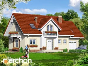 Проект дома ARCHON+ Дом в цинниях 2