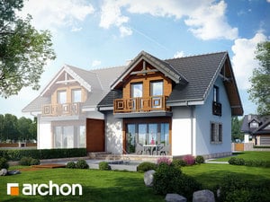 Проект дома ARCHON+ Дом в клематисах 5 (Б)